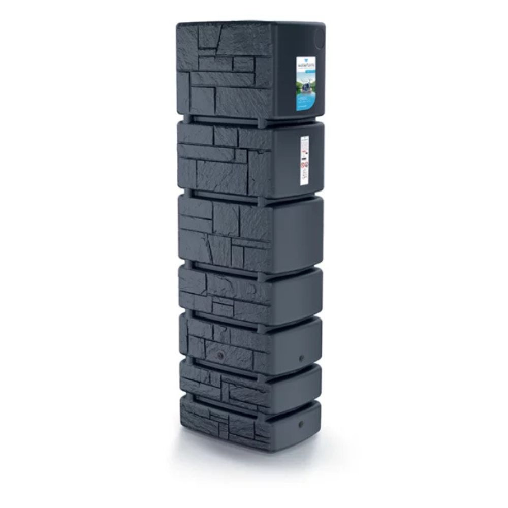 Regnvattentanken Prosperplast Arves Tower Stone, 500L, Antracit | Regnvattentankar | Vattentankar |
