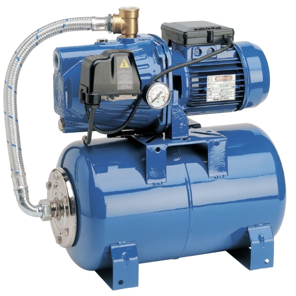 Hydroforanläggning Speroni Marina CAM 100/25 25L – effekt 750 W, lyfthöjd 46 m, flöde 60 l/min | Hydroforpumpar | Vattenpump |