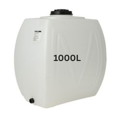 Vit dricksvattenbehållare 1000 liter