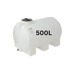 Vit 1000-liters dricksvattenbehållare