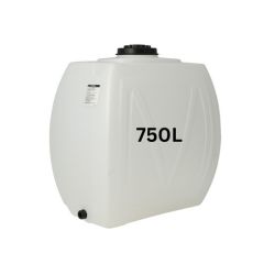 Vit 750-liters dricksvattenbehållare