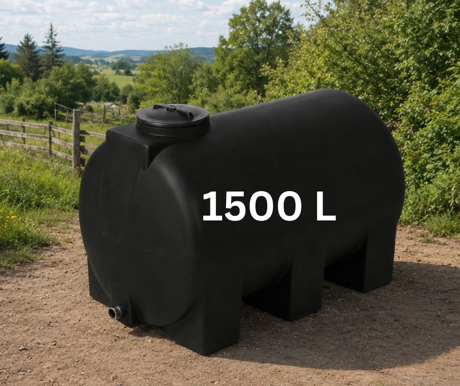 vattentankar på 1 500 liter